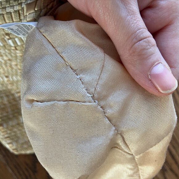 Vintage The Sak Woven Cream Shoulder Purse - Picture 6 of 8